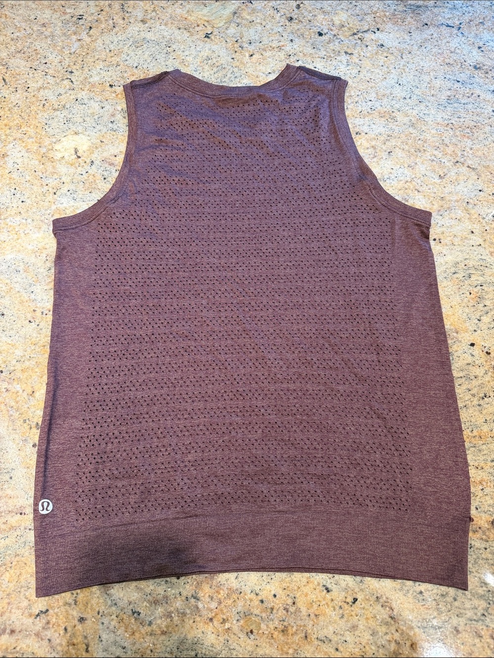 lululemon athletica Men's Sleeveless Knit Tank — Brown Plum